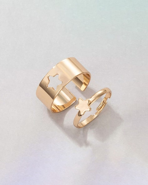 Couple Rings Matching Rings Engagement Pair Rings Sun and Moon Rings His  and Her | eBay