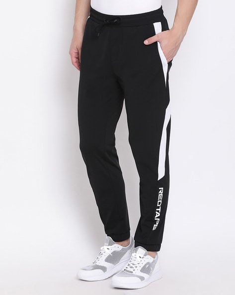 Buy Red Tape Black Solid Cotton Spandex Men's Jogger Online at Best Prices  in India - JioMart.
