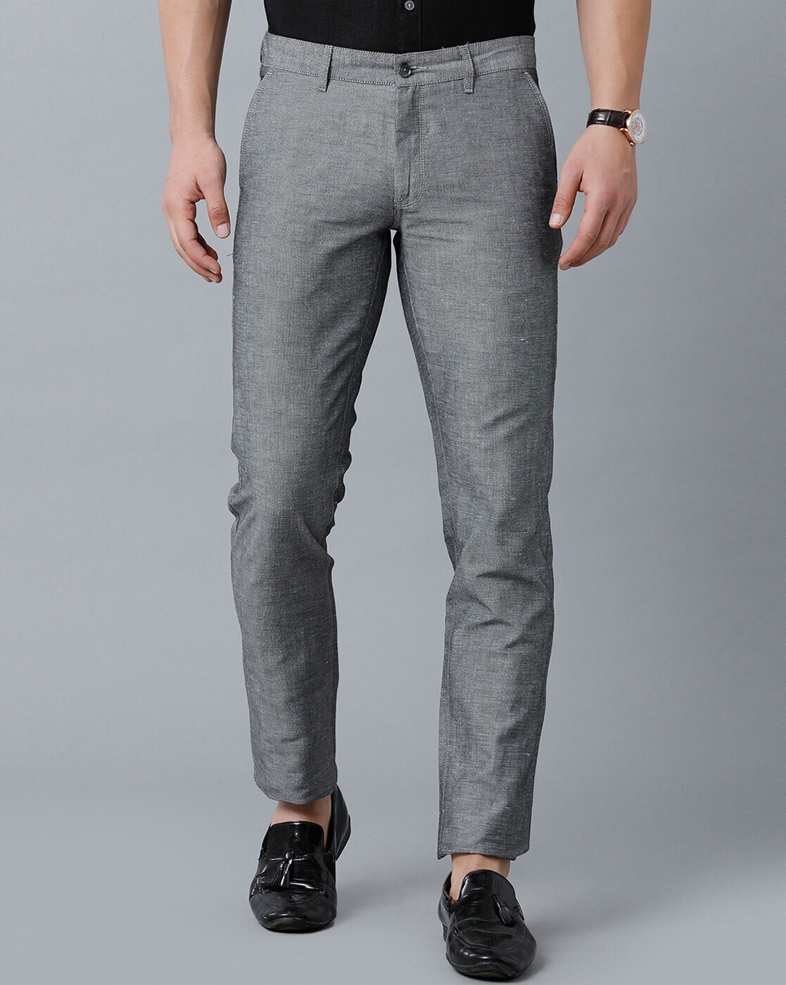 34 Grey Raymond Grey Slim Fit Trouser