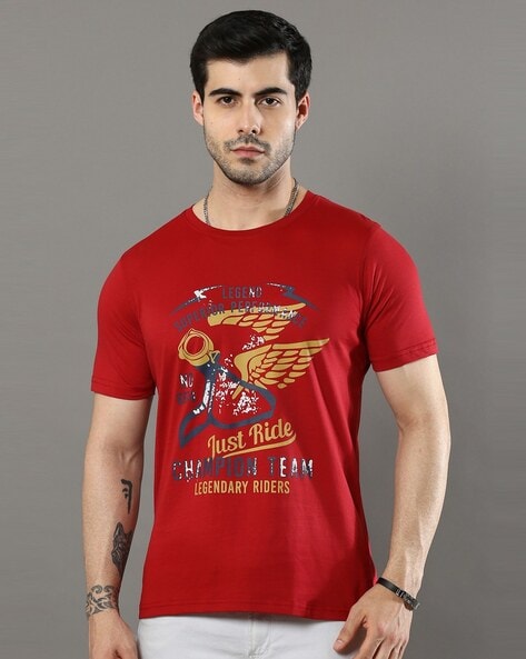 Cool red store t shirts