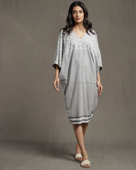 Printed Baggy Kaftan Dress