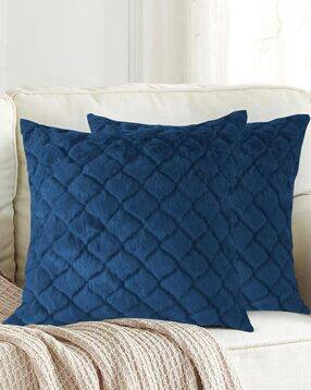 luxehome international Pack of 2 Quilted Cushion Covers 16" x 16"-picture-50