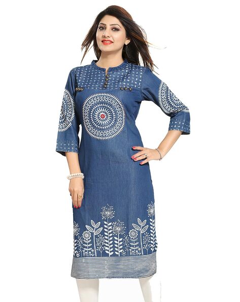 kvsfab women's denim kurti at Best Price ₹ 799 with many options Only in  India at MartAvenue.com - Mart Avenue - MartAvenue