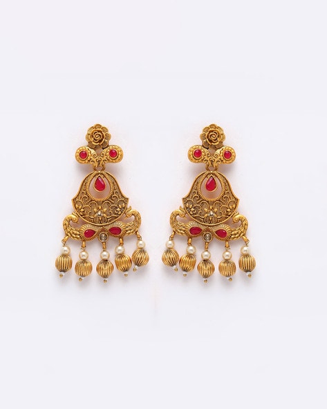 Elegant Silver Drop Earrings | Timeless Jewellery by Paksha Tagged 