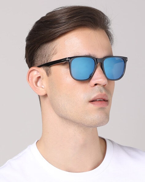 Ray-Ban Aviator Junior Sunglasses (Blue Mirror Lens, Black Frame) in Mumbai  at best price by Eye Jewel Optics - Justdial