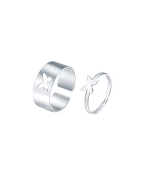Buy Silver Rings for Women by Pinapes Online