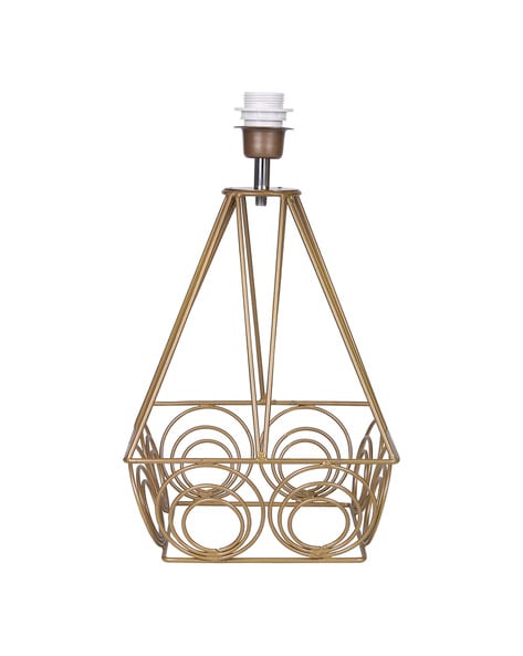 TableDecor - satin brass candle lamp