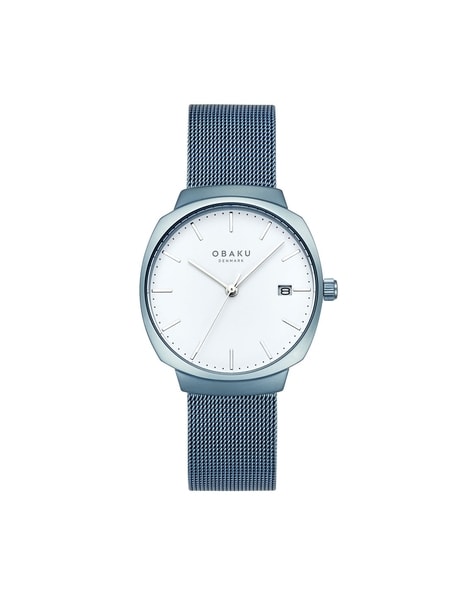 Amazon.com: Obaku Minimalist Watches for Men, Stainless Steel Case 40mm  with Mesh Strap Mens Watches, Danish Analog Dress Watches for Men, Classic  Ultra Slim 6.4mm Men's Wrist Watches, Black Automatic Watches :