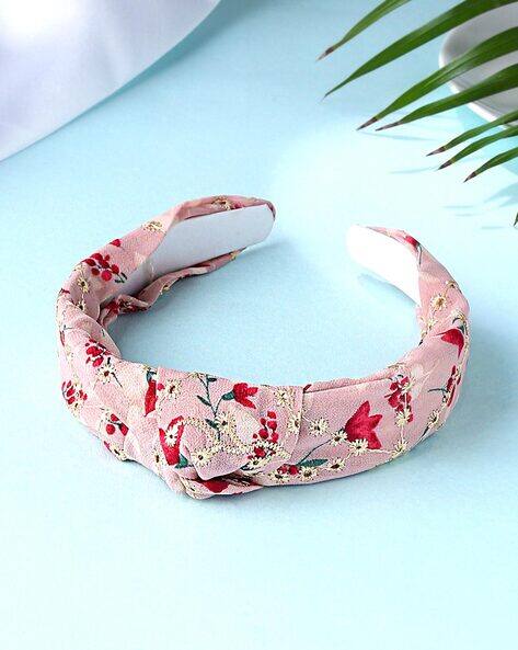 Buy Pink Hair Accessories for Women by Kairangi by Yellow Chimes
