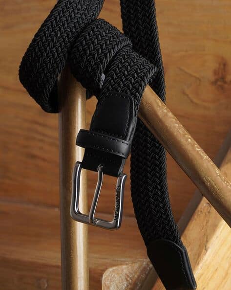 Braided Belt with Buckle Closure