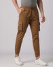 Buy Tan Trousers & Pants for Men by Buda Jeans Co Online | Ajio.com