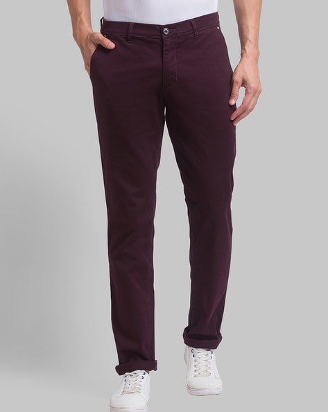 Buy Red Trousers  Pants for Men by PARX Online  Ajiocom