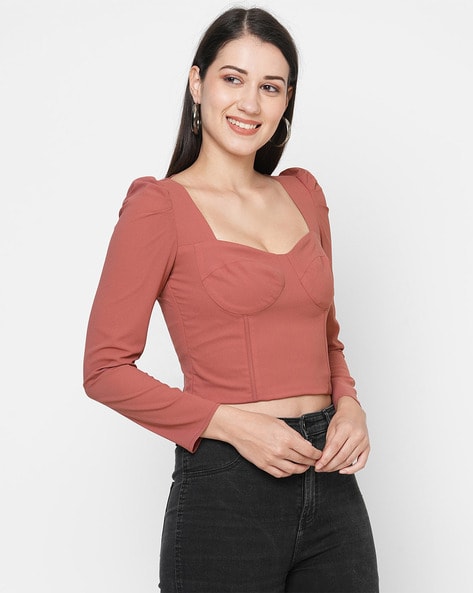 Buy Tan Tops for Women by Mish Online