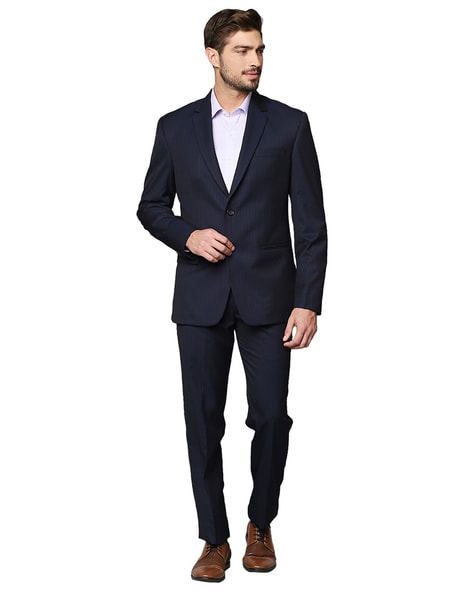 Raymond Blue Contemporary Fit Single Breasted Formal Suit for men price Best buy price in India December 2024 detail trends PriceHunt