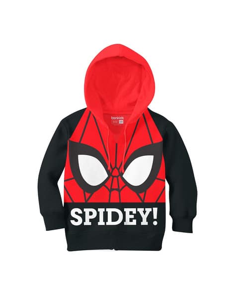 Hoodie Jacket Boys Sherpa Fleece Hoodie Boys Marvel Spiderman