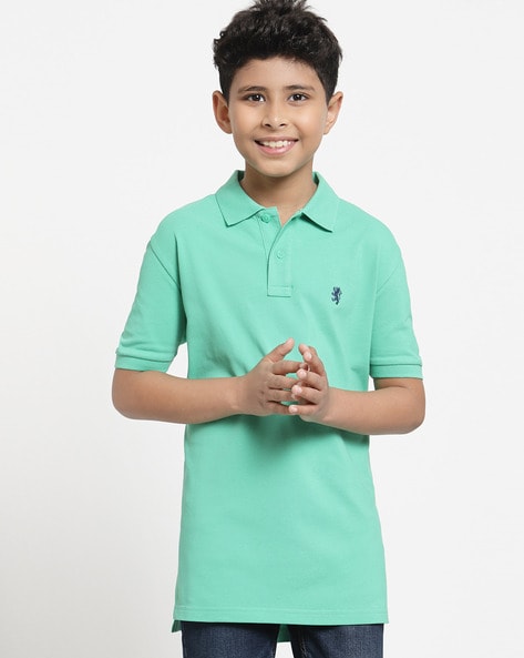 parrot green polo t shirt