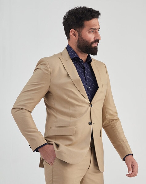 Buy Beige Blazers & Waistcoats for Men by Mr Button Online