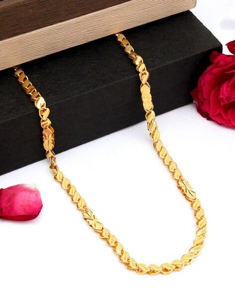 Gram Gold Plated Amazon 18 Inch Gold Chain Gold-Plated Chain With