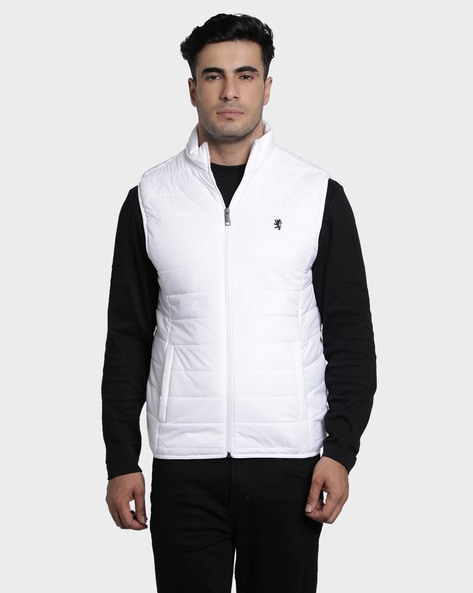 Buy Red Tape White Full Sleeves Mandarin Collar Jacket for Men's Online @  Tata CLiQ