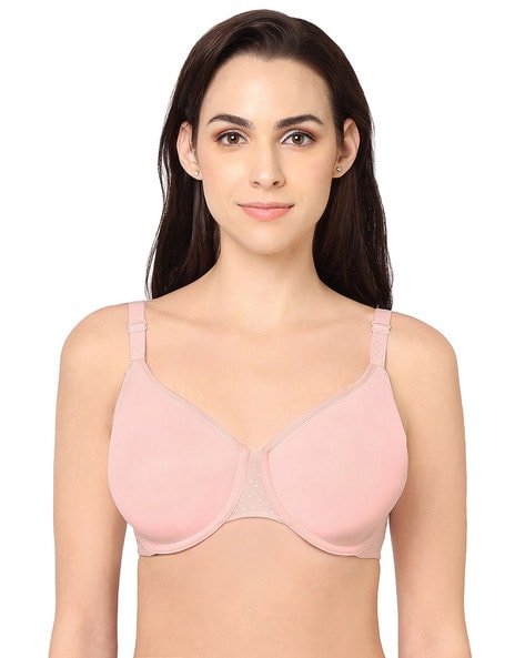 Buy Amante Solid Padded Non-Wired Airy Support Spacer Bra online