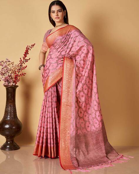 Buy Green Sarees for Women by AWESOME Online | Ajio.com