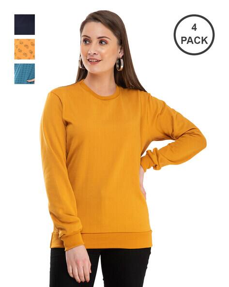 Pack of Crew-Neck Fleece Sweatshirts