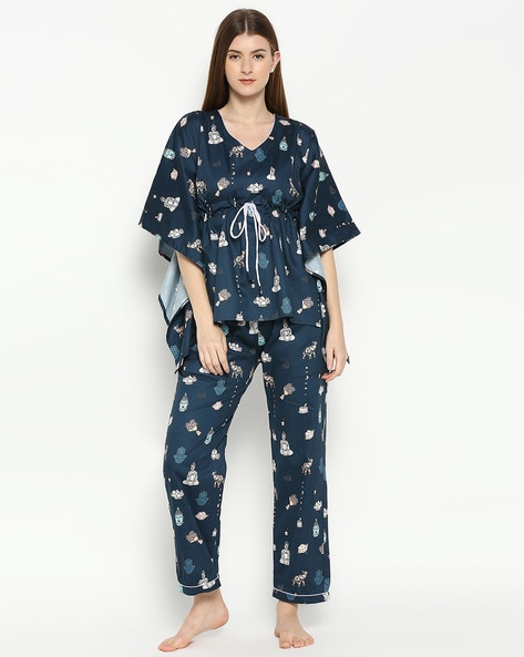 Buy Blue Night&LoungeWearSets for Women by Pyjama Party Online