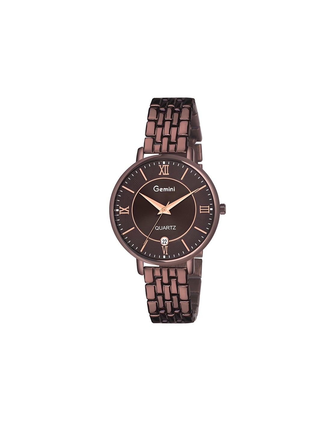 Rose Gold Plated Designer Revolving dial watch for Women-DUB001RRS –  www.soosi.co.in