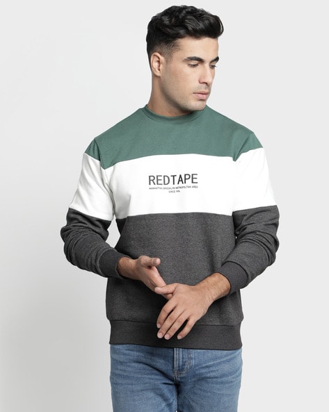 Buy Green Sweatshirt Hoodies for Men by RED TAPE Online Ajio