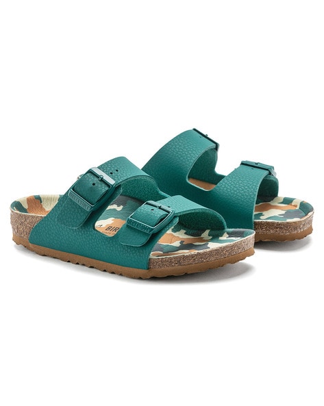 Buy Desert soil dark teal camo Sandals for Boys by Birkenstock