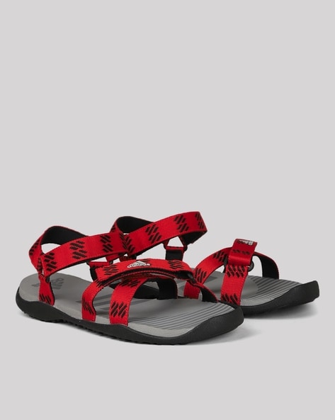 Red teva online sandals