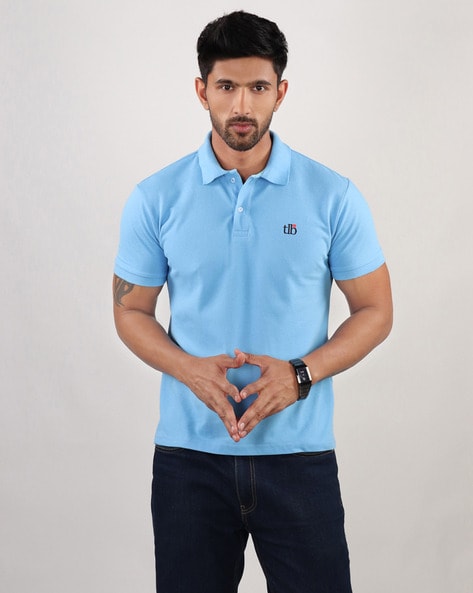 Buy Blue Tshirts for Men by THE LABEL BAR Online Ajio