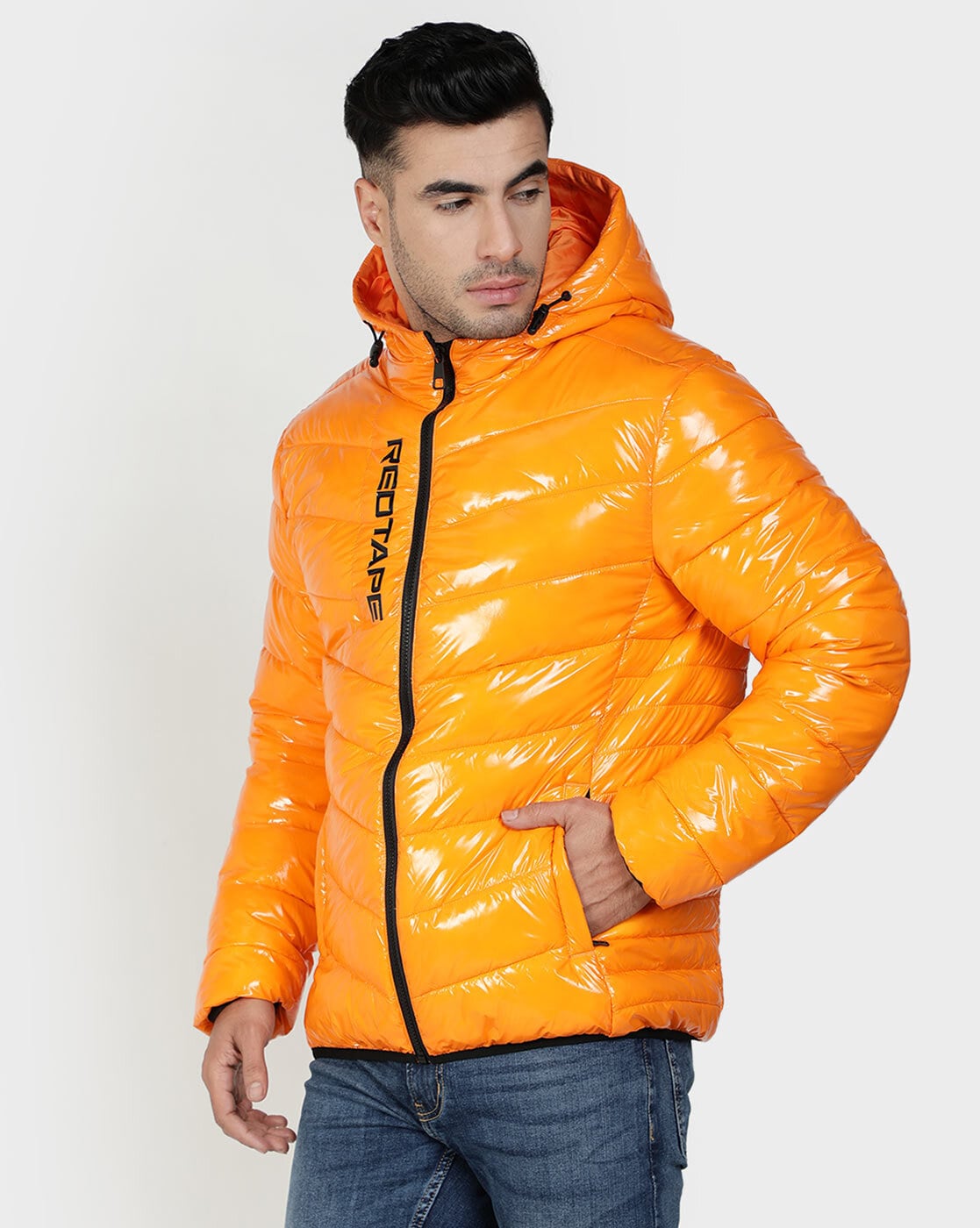 Polyester Puffer Red Tape Men Blue Padded Jacket at Rs 2499/piece in  Dehradun