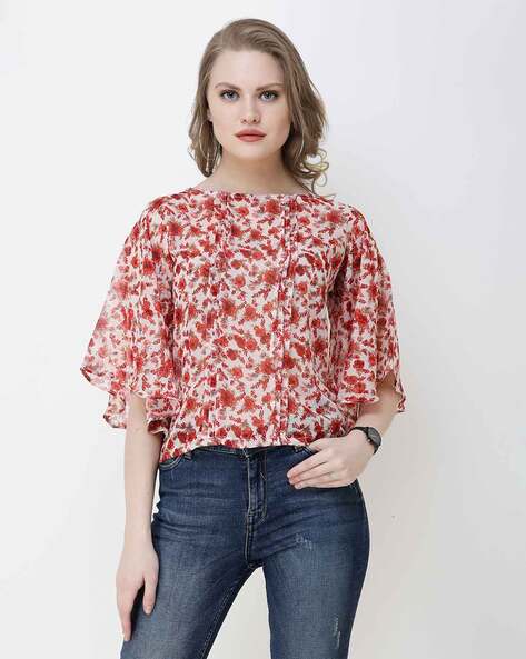 Buy Red Tops for Women by CATION Online