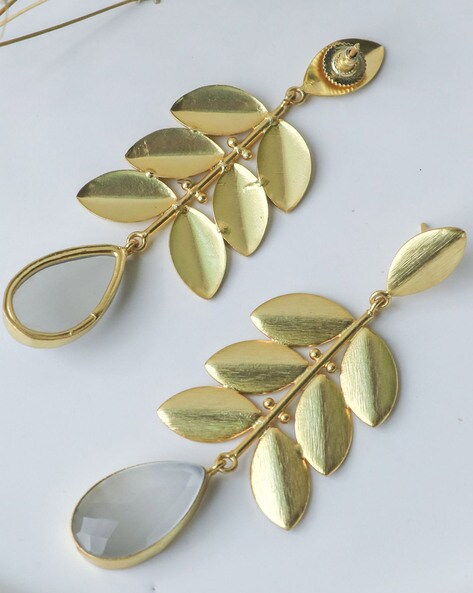 Buy Gold-Toned Earrings for Women by Johori Online