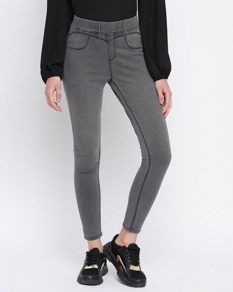 Jeggings with Elasticated Waist