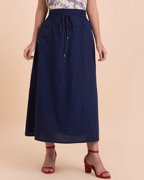 Buy Blue Skirts for Women by Fable Street Online