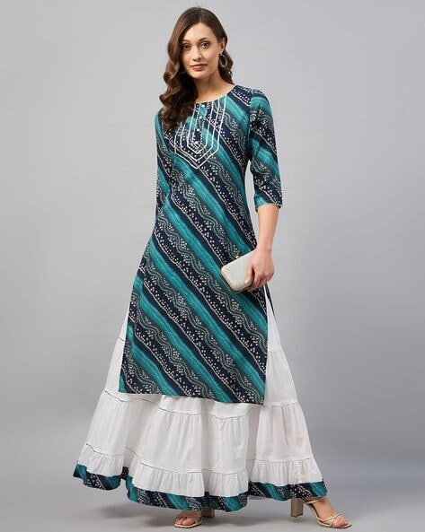 Buy online Royal Blue Skirt Top Set from ethnic wear for Women by Juniper  for ₹900 at 82% off | 2024 Limeroad.com