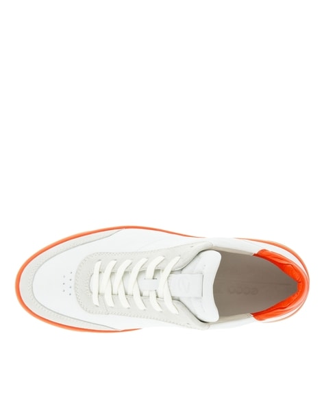 Ecco mens outlet white sneakers