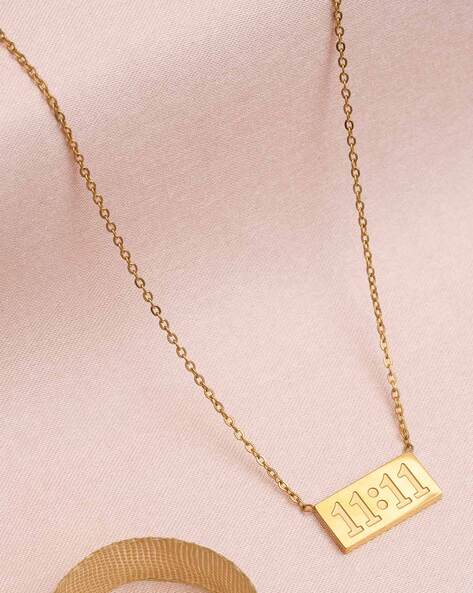 Small Rectangle Engraved Name Plate Necklace – Gems In Vogue