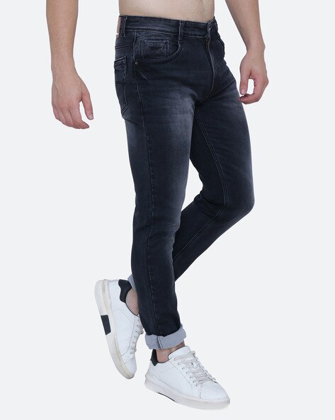 Lightly Washed Relaxed Fit Jeans