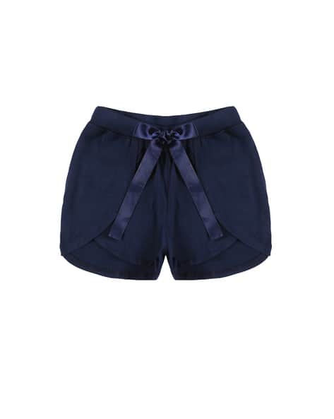 Cotton Shorts with Drawstring Waist