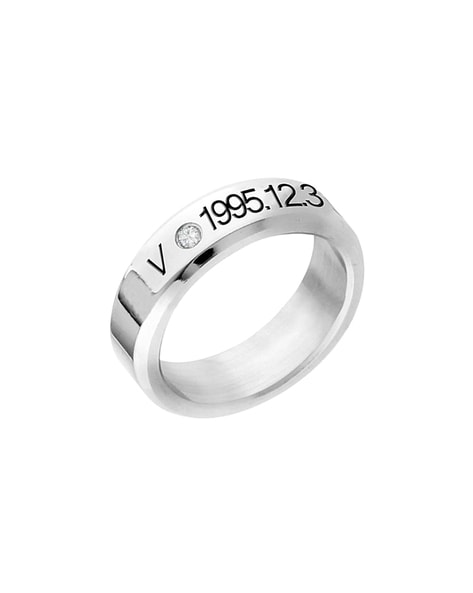 Buy Jstyle Stainless Steel Rings for Men Wedding Ring Cool Simple Band 8 MM  3 Pcs A Set Size 10 at Amazon.in