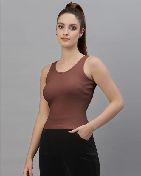 Buy Black Tops for Women by FRISKERS Online