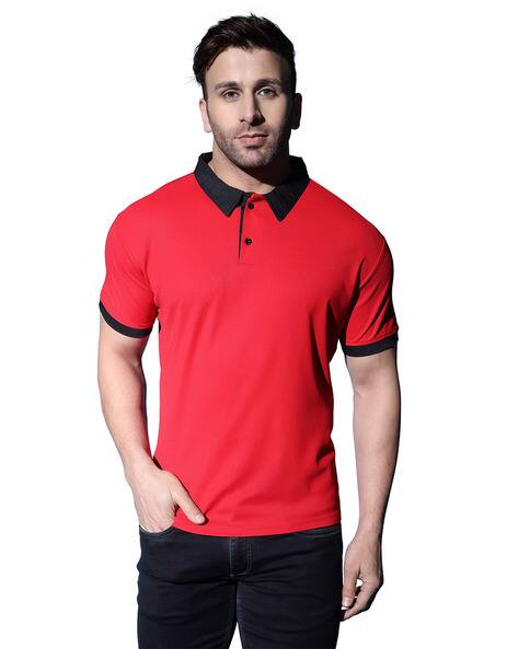 LERIYA FASHION Polo T-Shirt with Short Sleeves