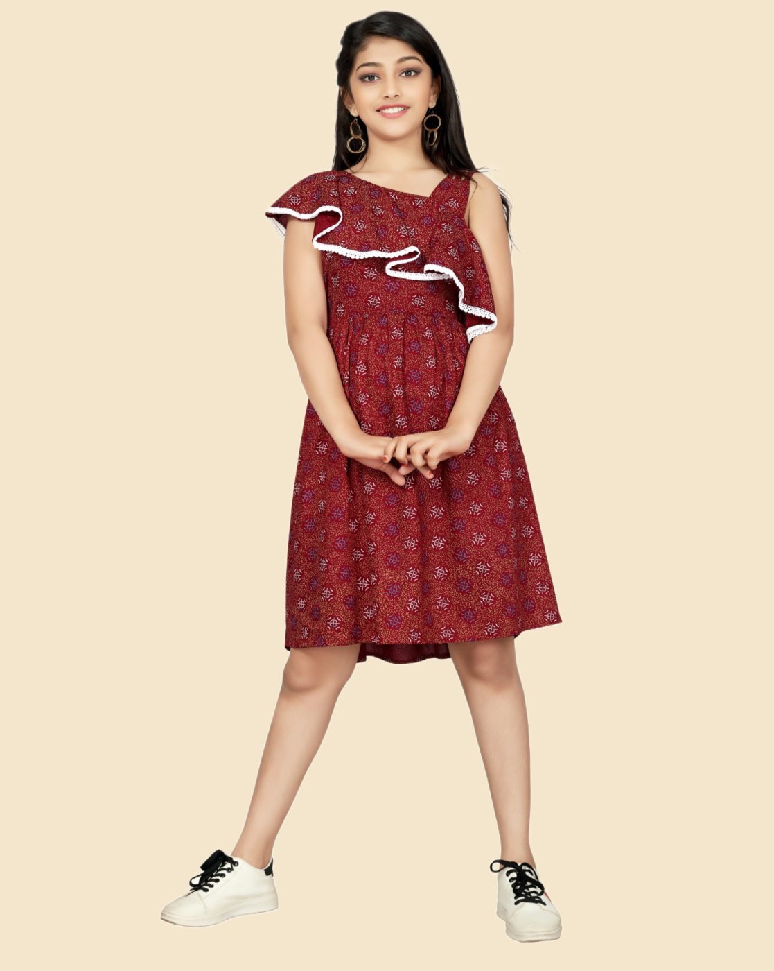 Buy Purple Dresses & Frocks for Girls by R K MANIYAR Online | Ajio.com