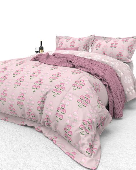 Buy Pink Bedsheets for Home & Kitchen by The White Moss Online