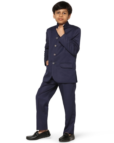 Boys navy 2024 suit pants