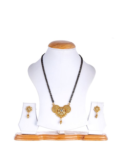 long nallapusalu necklace latest jewelry designs - Indian Jewellery Designs