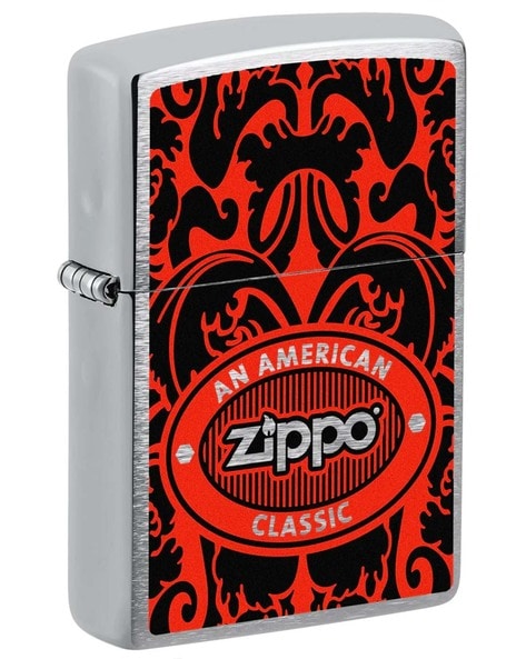 Zippo Classic Street Chrome Pocket Lighter : : Home & Kitchen